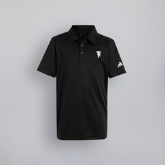 Manchester United x adidas Kids Golf Performance Polo Shirt Black
