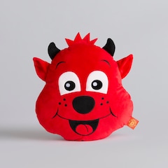 Manchester United Fred the Red Plush Cushion Red