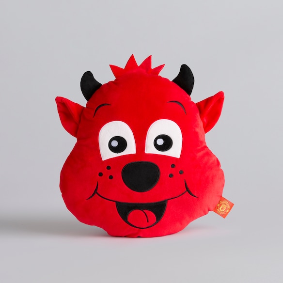 Manchester United Fred the Red Plush Cushion  Red Red