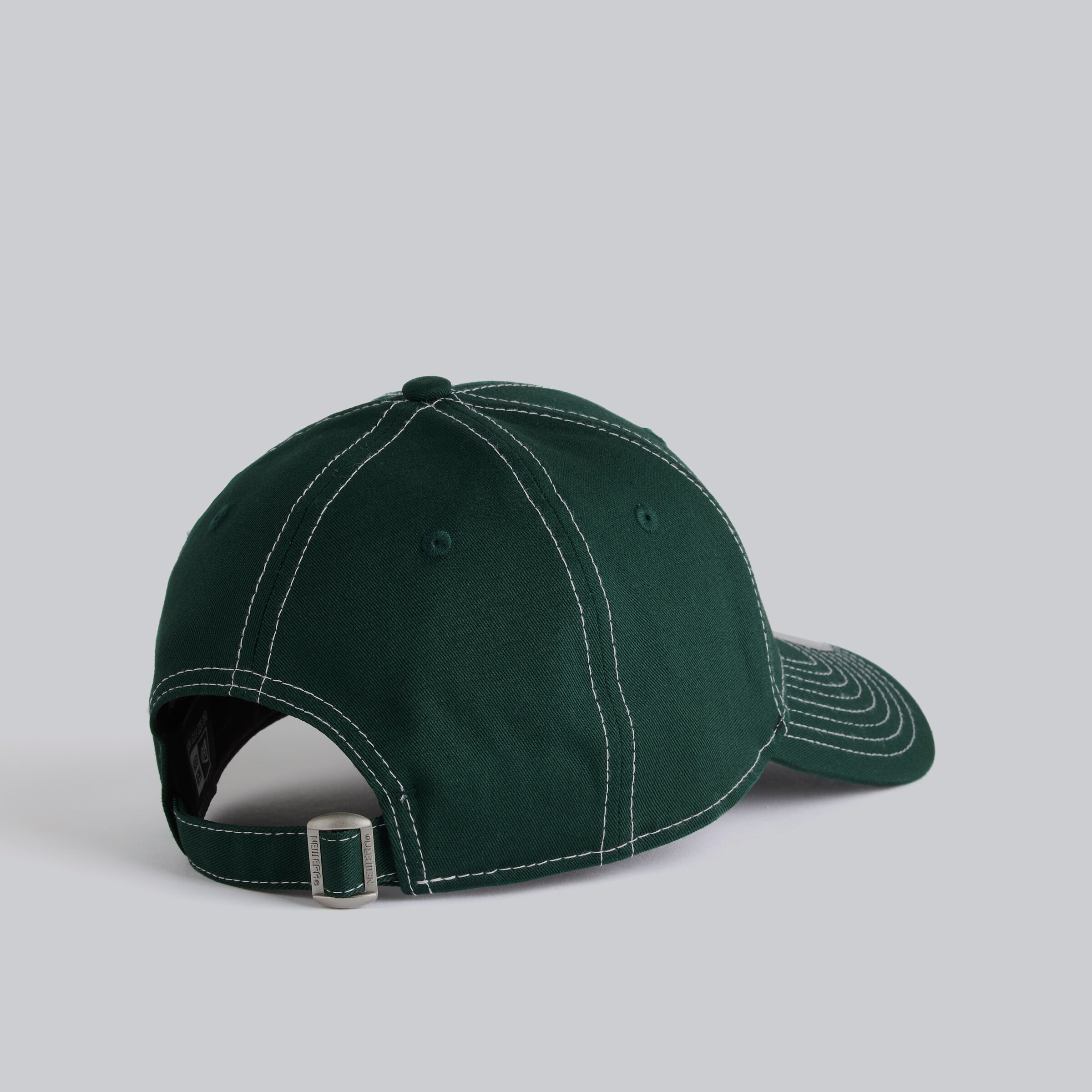 Manchester United x New Era Contrast Stitch 9Twenty Cap Green Green Detail [4-5]