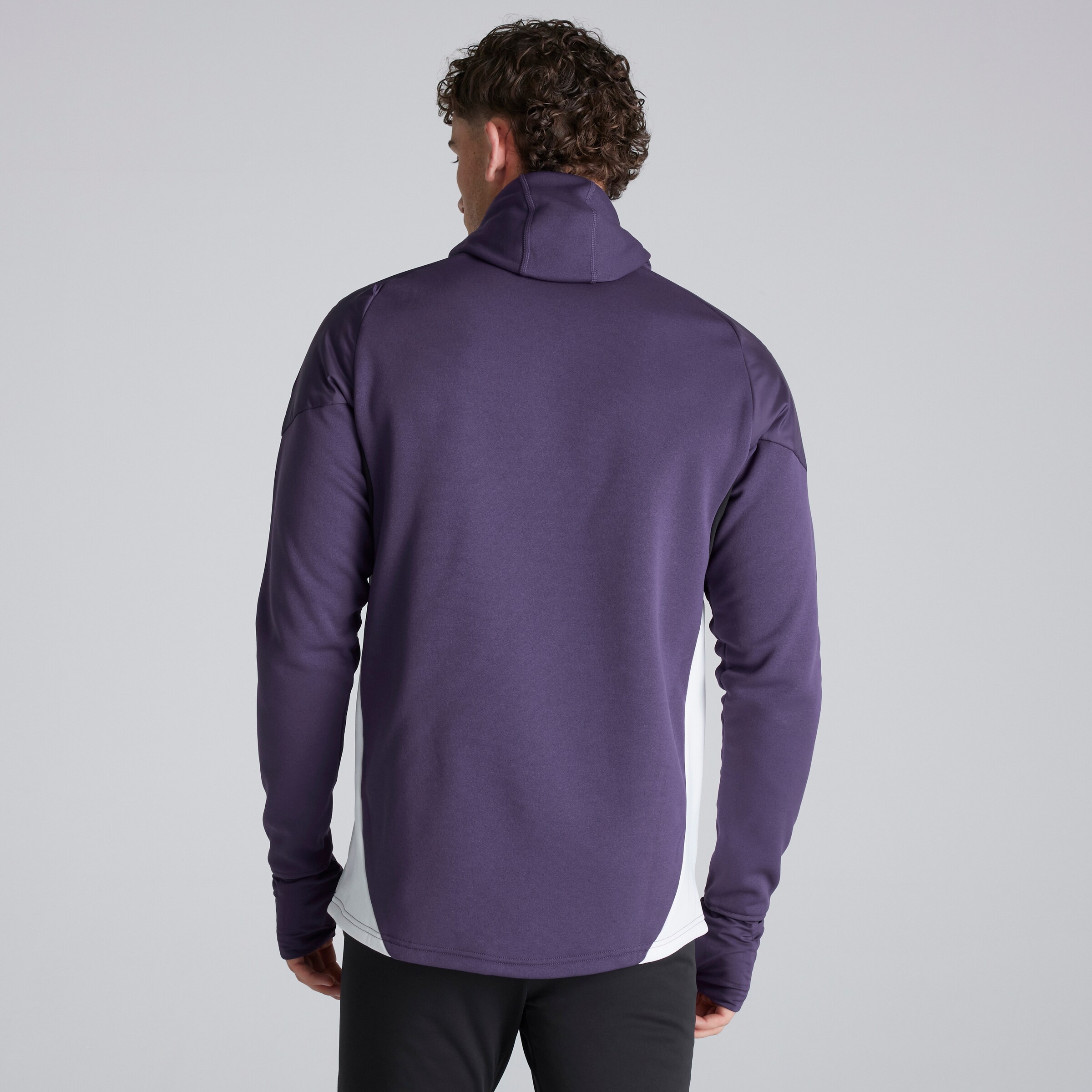 Manchester United Tiro 25 Competition Winterized Top Violet Détail [2-8]
