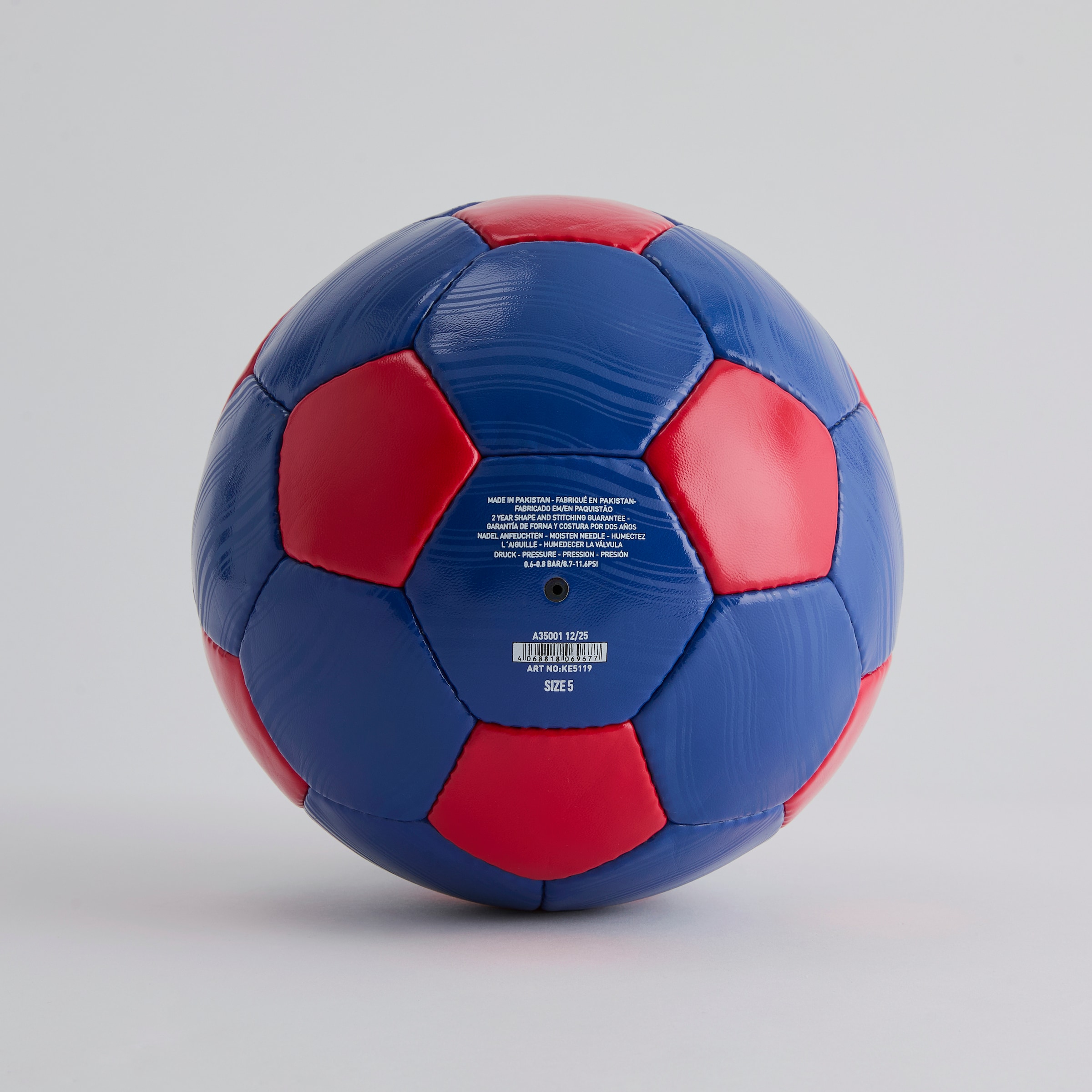 Manchester United x adidas Away Club Football Size 5 Blue Rouge Détail [2-4]