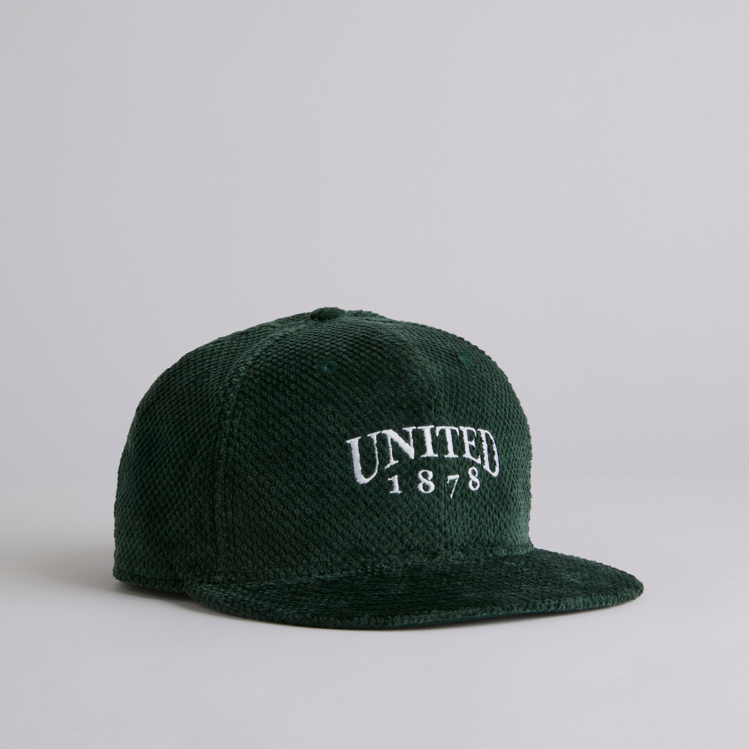 Manchester United x New Era Bobble Texture 9Fifty Cap Green Vert Détail [3-5]
