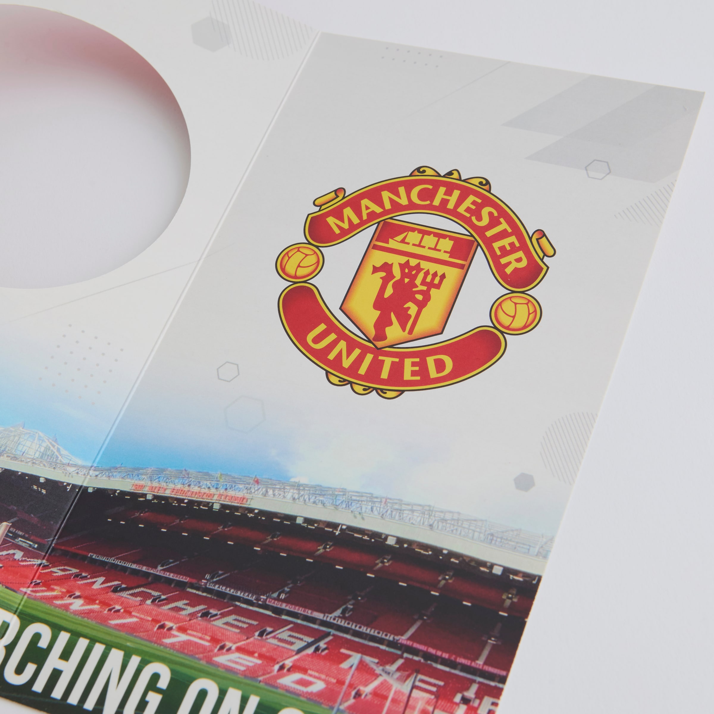 Manchester United Crest Greeting Card Red Red Detail [4-4]
