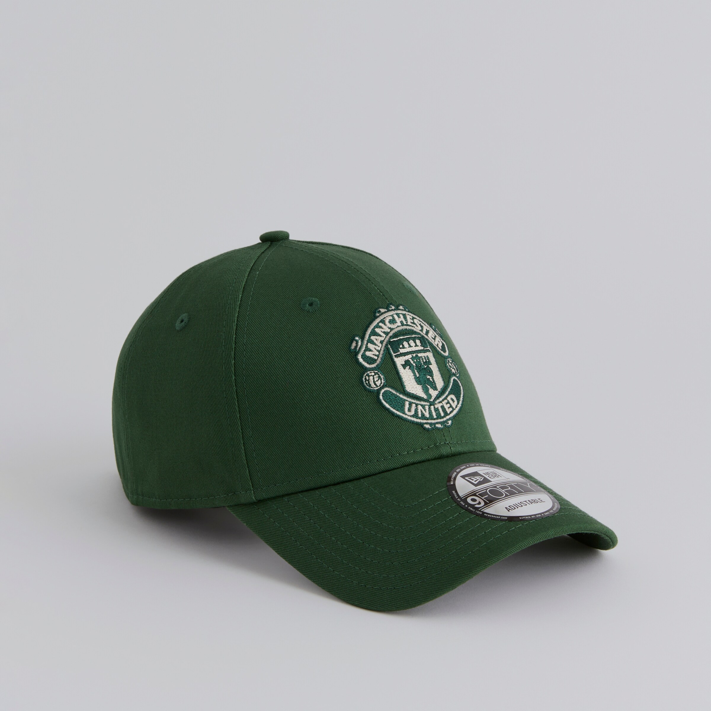 Manchester United x New Era Contrast Crest 9Forty Cap Green Green Detail [2-5]