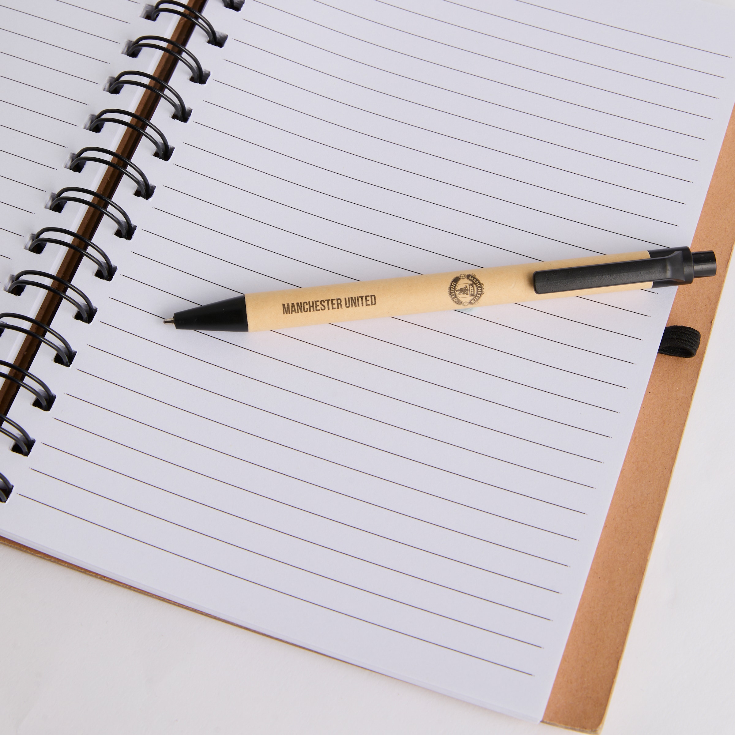 Manchester United A6 Notebook and Pen Set Brown Brown Detail [4-4]