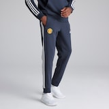 Manchester United x adidas Mens Essentials Fleece 3-Stripes Tapered Joggers Navy