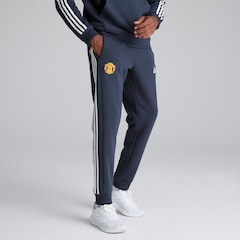 Manchester United x adidas Mens Essentials Fleece 3-Stripes Tapered Joggers Navy