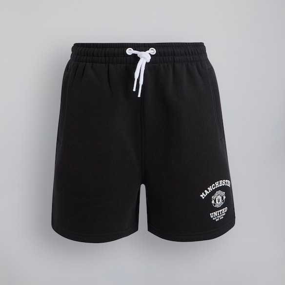 Manchester United Kids Varsity Shorts Black Black