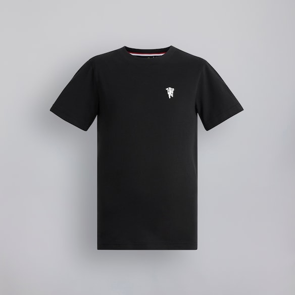 Manchester United Kids Devil Essentials T-Shirt Black Black