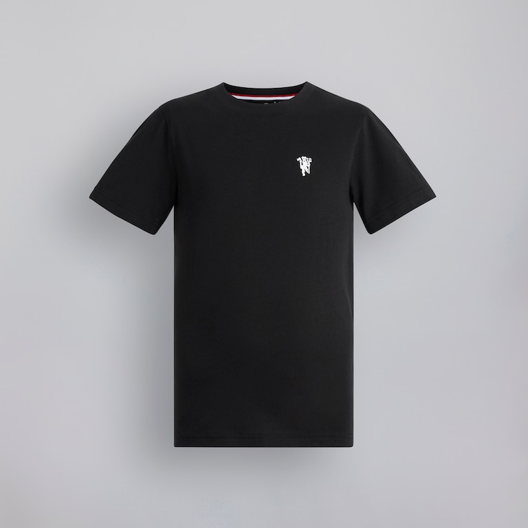Manchester United Kids Devil Essentials T-Shirt Black