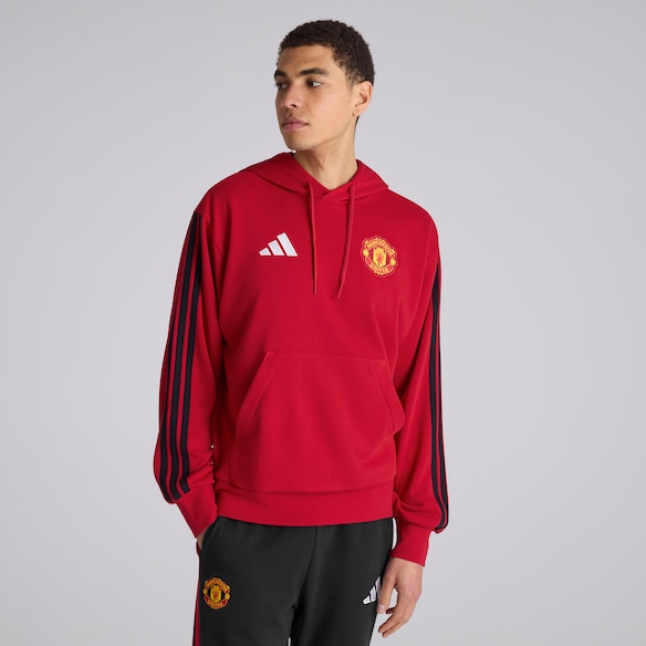 Manchester United x adidas DNA Hoodie Red 빨간색
