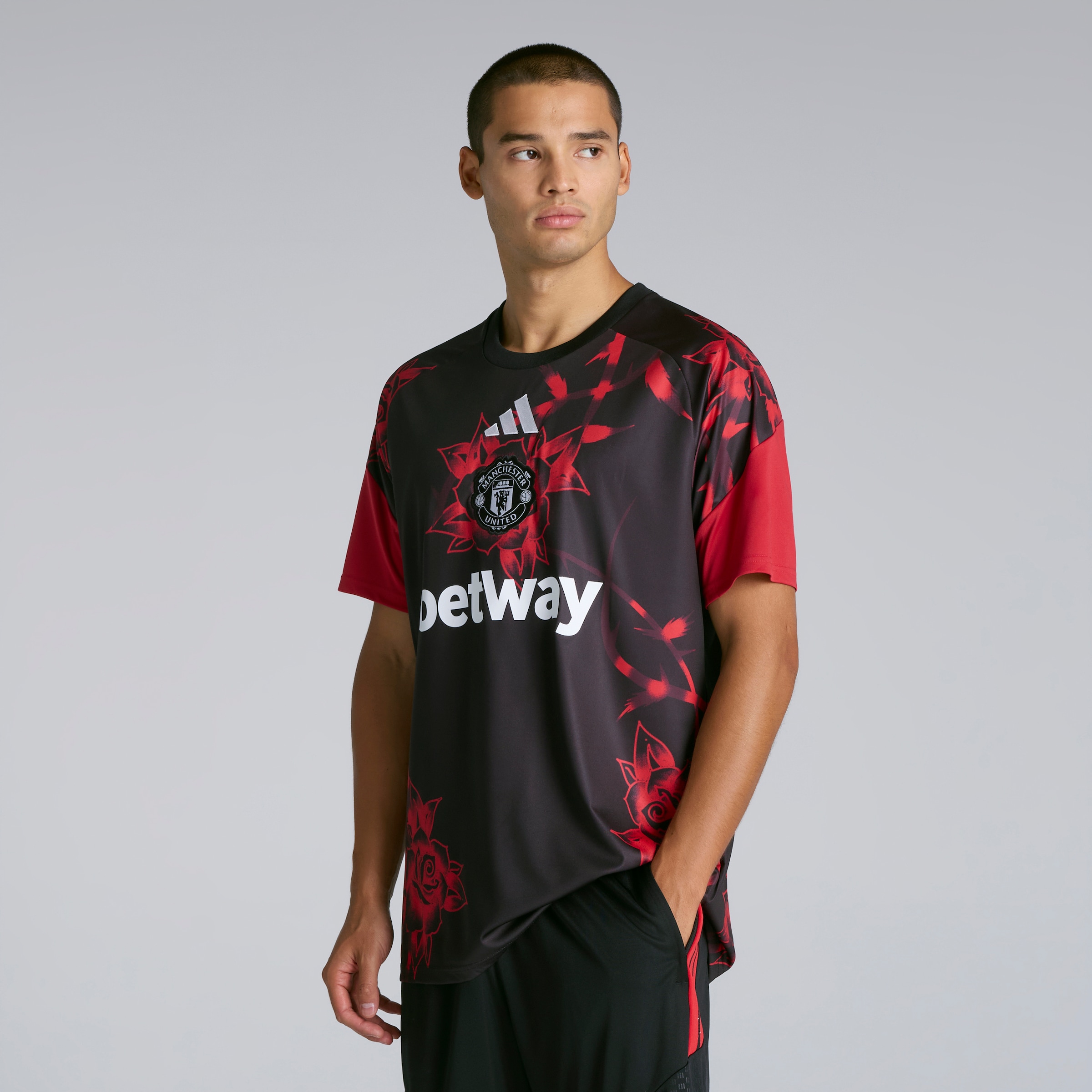 Manchester United 26/27 Home Pre Match Jersey (Sponsored) Red