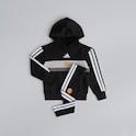 Manchester United x adidas Kids Essentials Tiberio 3-Stripes Fleece Leggins Set Black