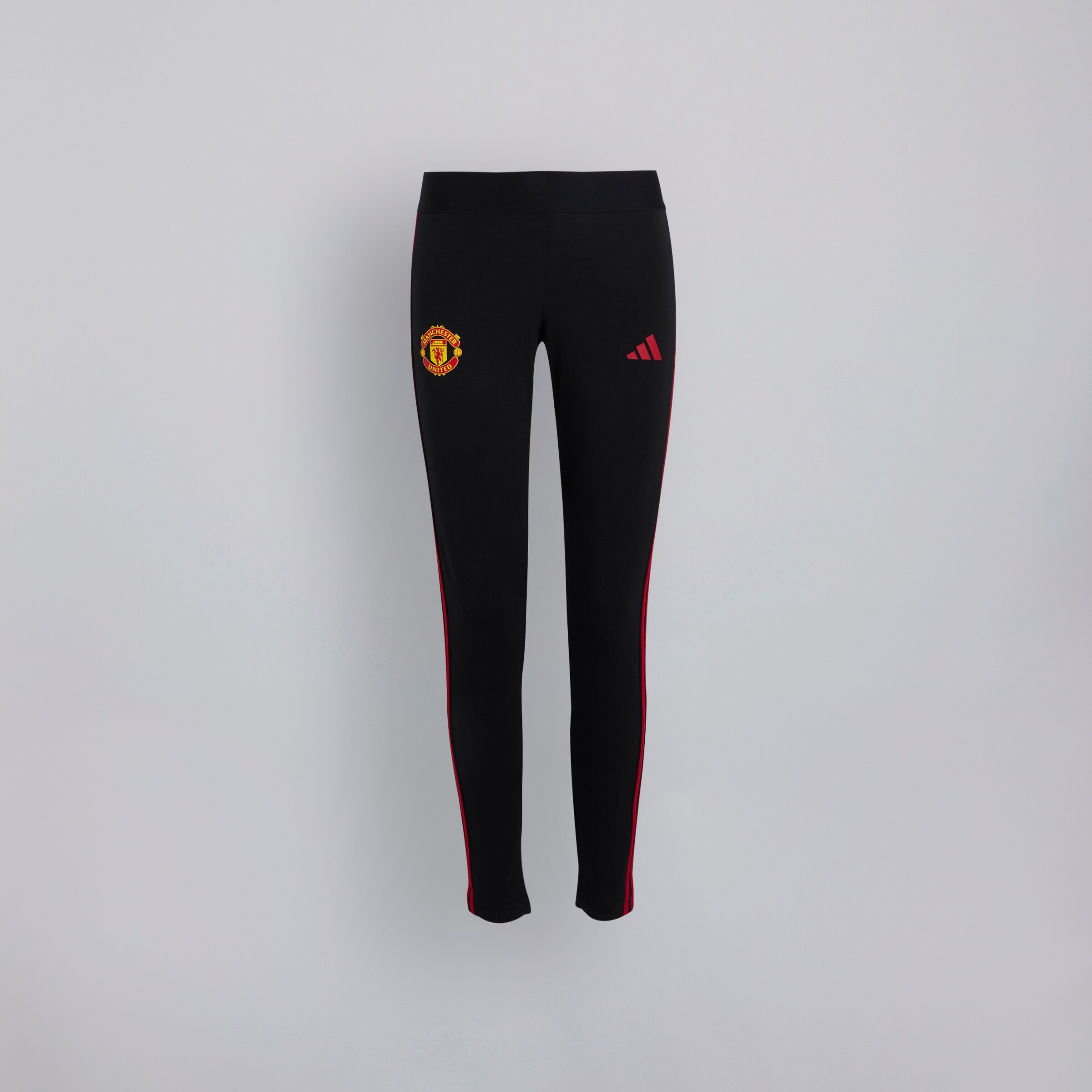 adidas leggings red stripe