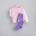Manchester United x adidas Little Kids Essentials 3-Stripes CLIMACOOL Tracksuit Pink/Purple