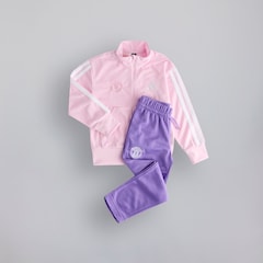 Manchester United x adidas Little Kids Essentials 3-Stripes CLIMACOOL Tracksuit Pink/Purple