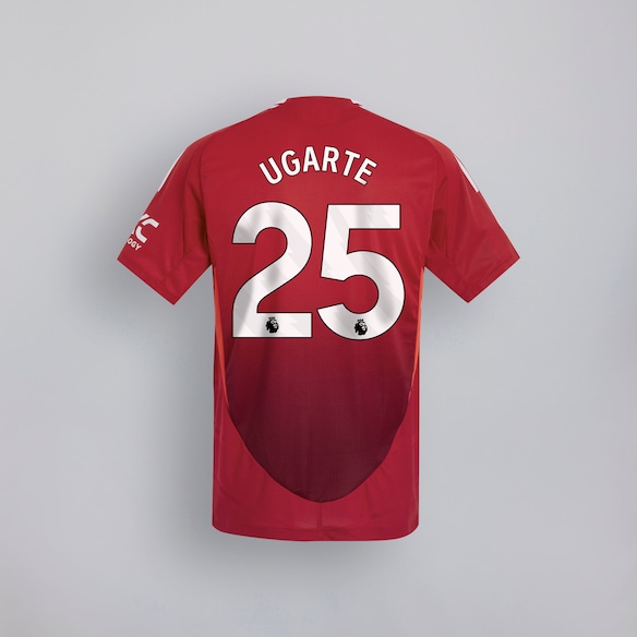 Manchester United 24/25 Home Jersey Kids with Ugarte 25 EPL Printing & Badge Red