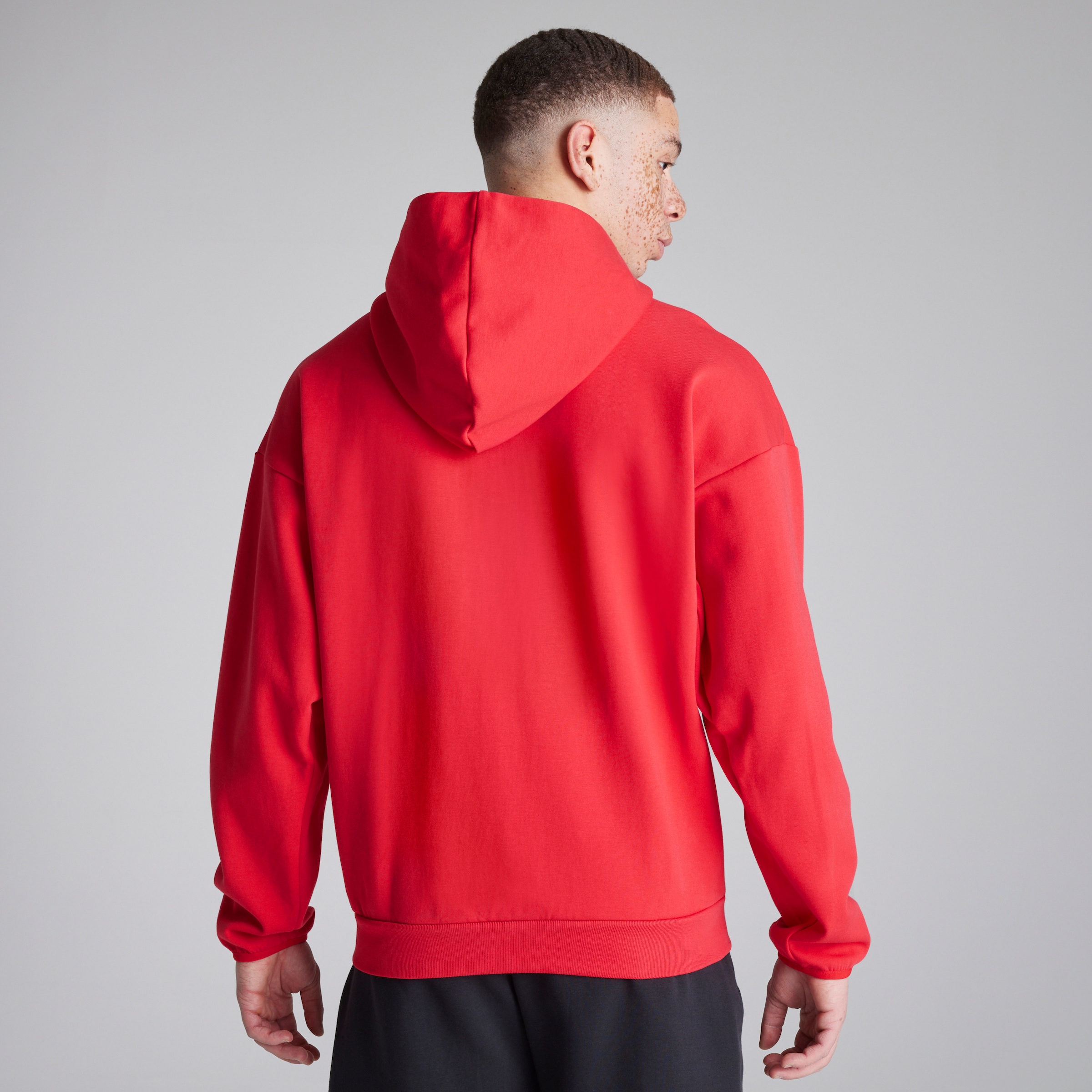 Manchester United x adidas Future Icons Full Zip Hoodie Red Rouge Détail [2-5]