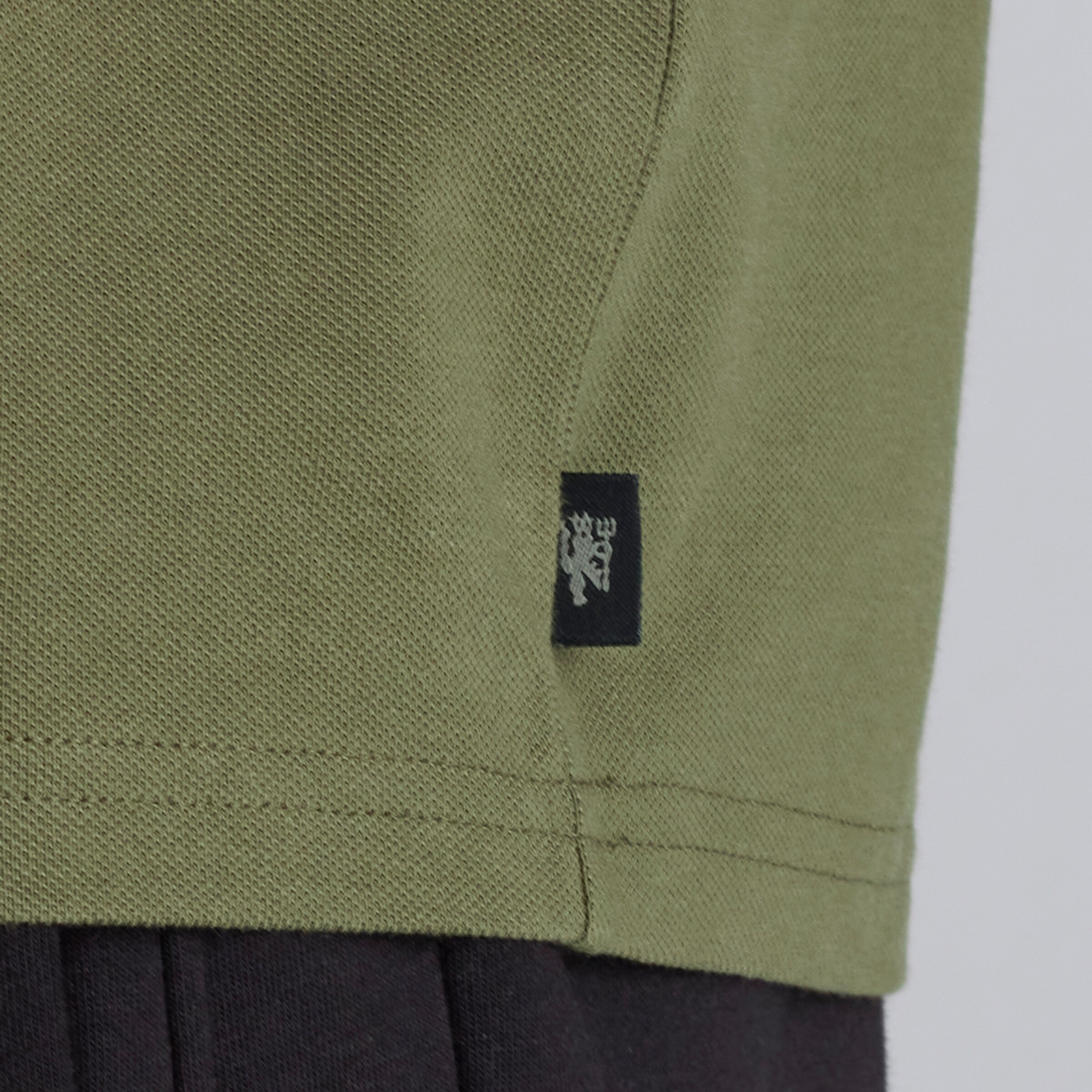 Manchester United Pique T-Shirt Khaki Beige 细节 [5-5]