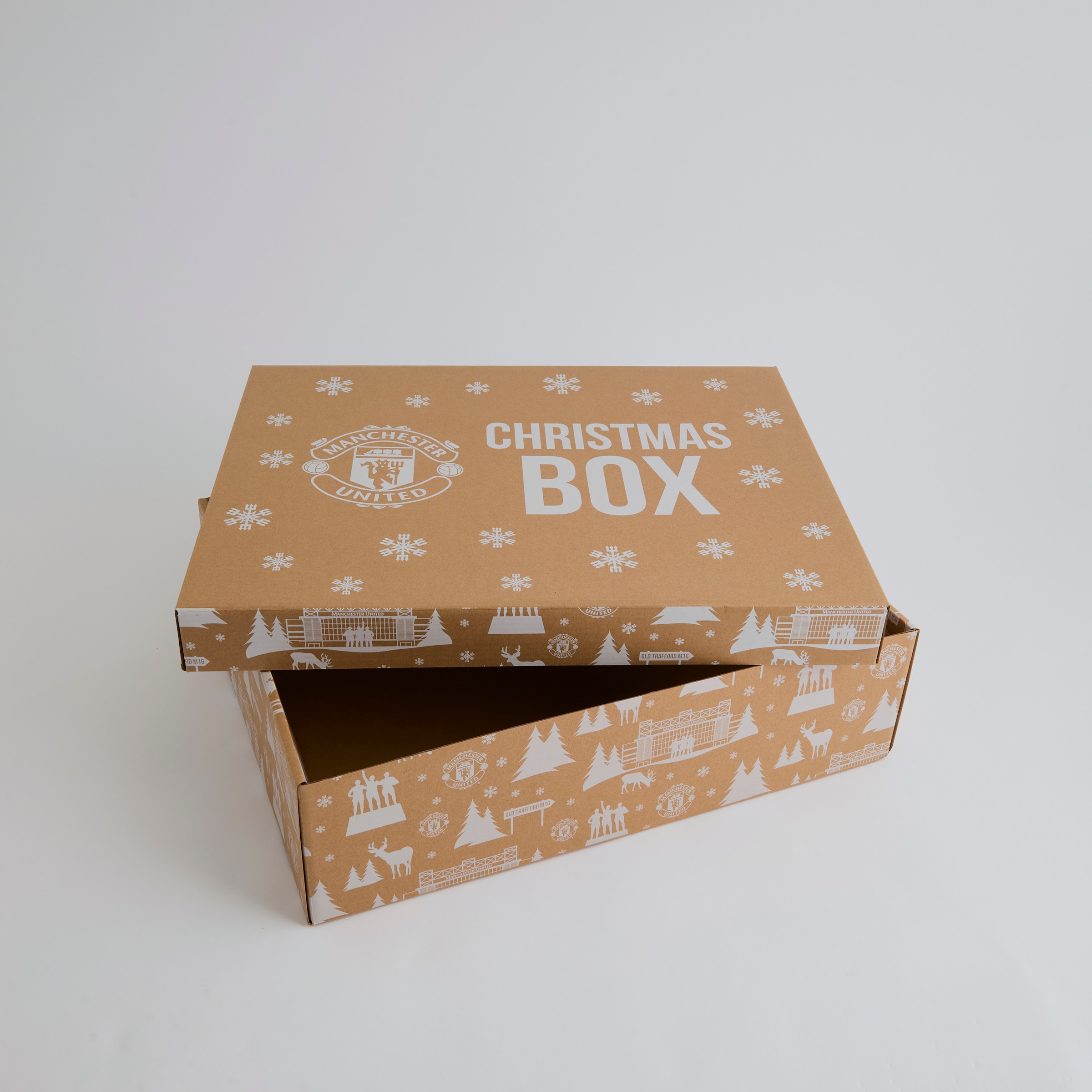 Manchester United Christmas Gift Box Brown Marron Détail [3-4]