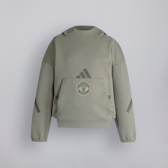 Manchester United x adidas Z.N.E. Hoodie Kids Gris