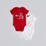 Manchester United Baby Little Devil Bodysuits 2 Pack Multi