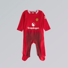 Manchester United Baby Home Sleepsuit Red
