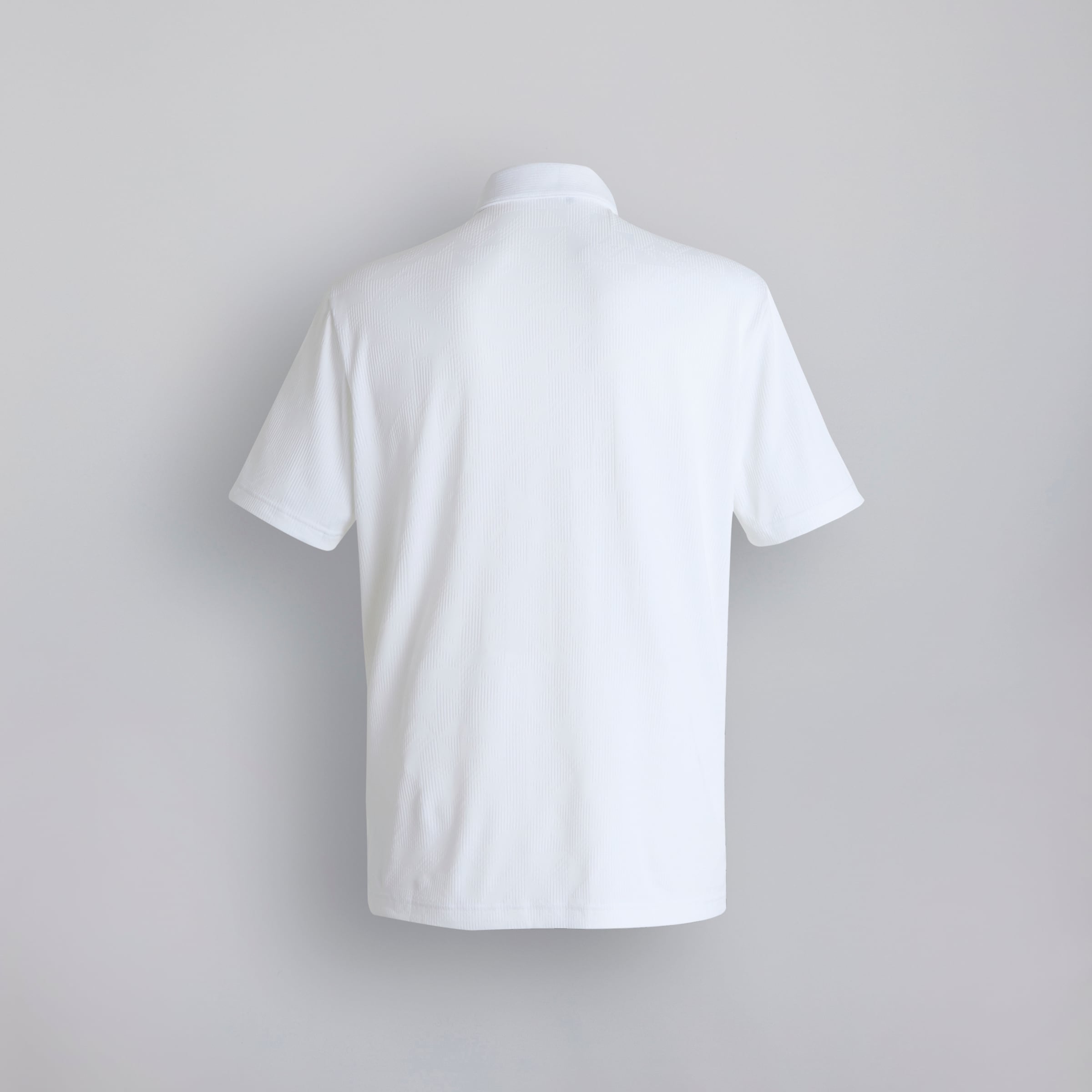 Manchester United x adidas Golf Ultimate365 Polo Shirt White White Detail [2-2]