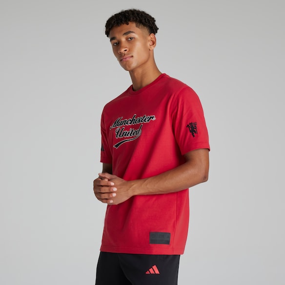 Manchester United x adidas US Pack T-Shirt Red Red