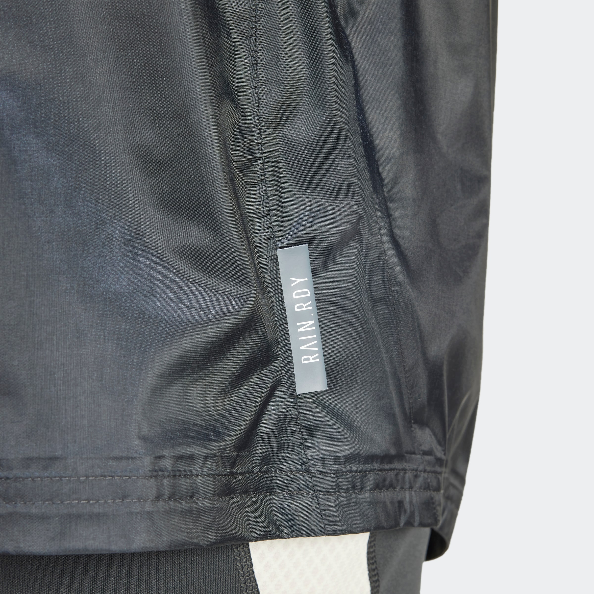 Manchester United European Training Tiro 24 Pro Rain Jacket Dark Grey Gris Détail [5-5]