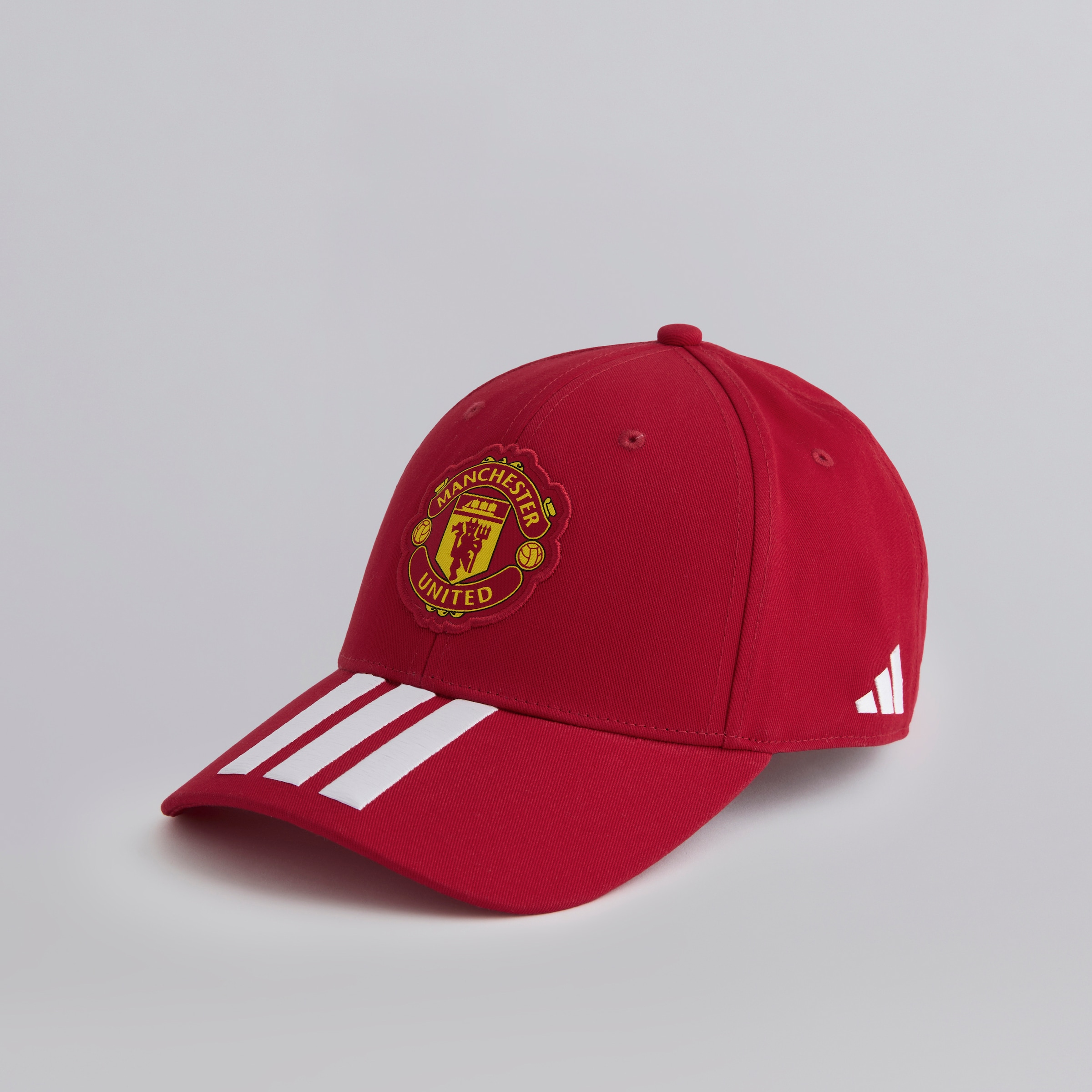 Manchester United x adidas Home Baseball Cap Red Red Detail [3-5]