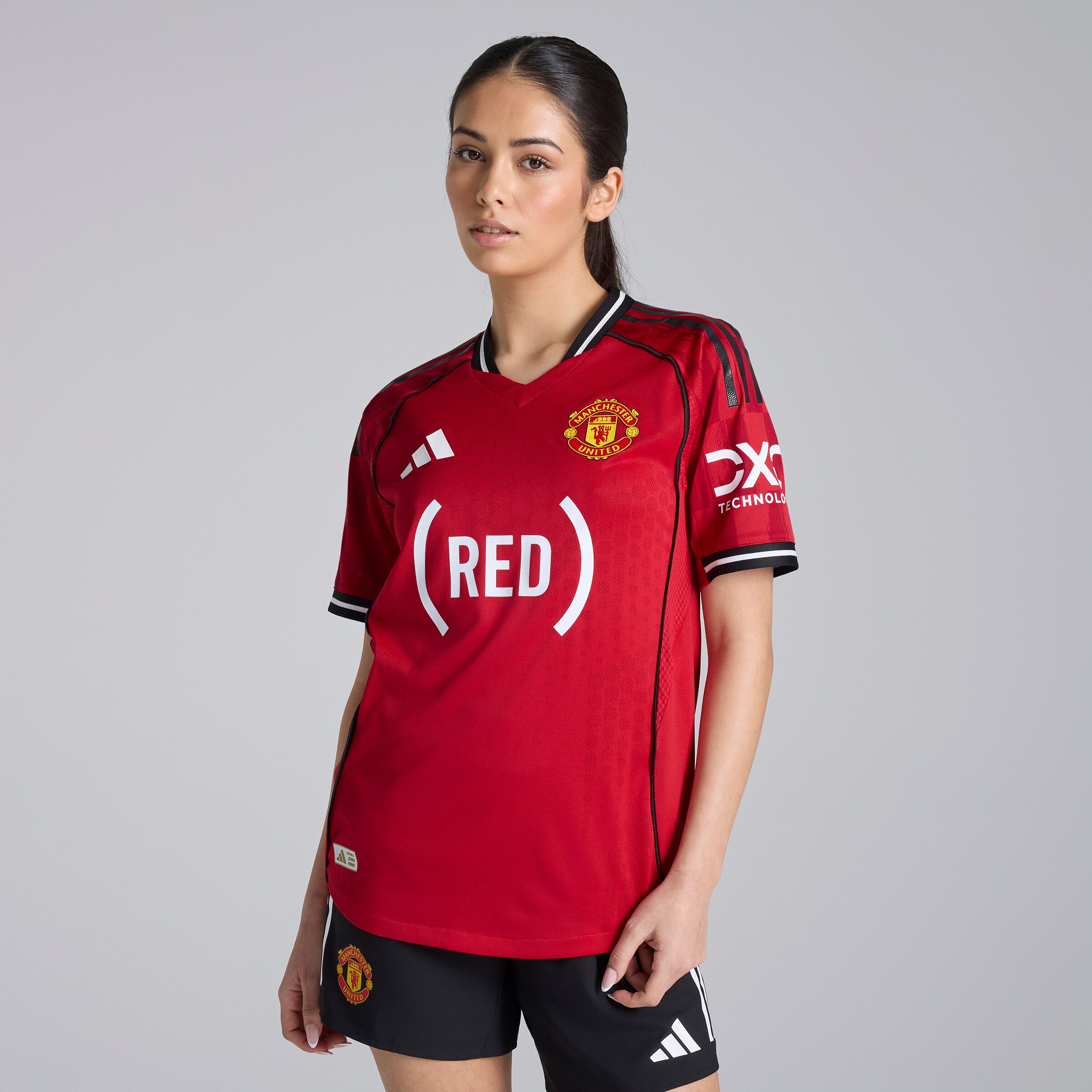 Manchester United Home Authentic RED Jersey Red Detail [8-10]