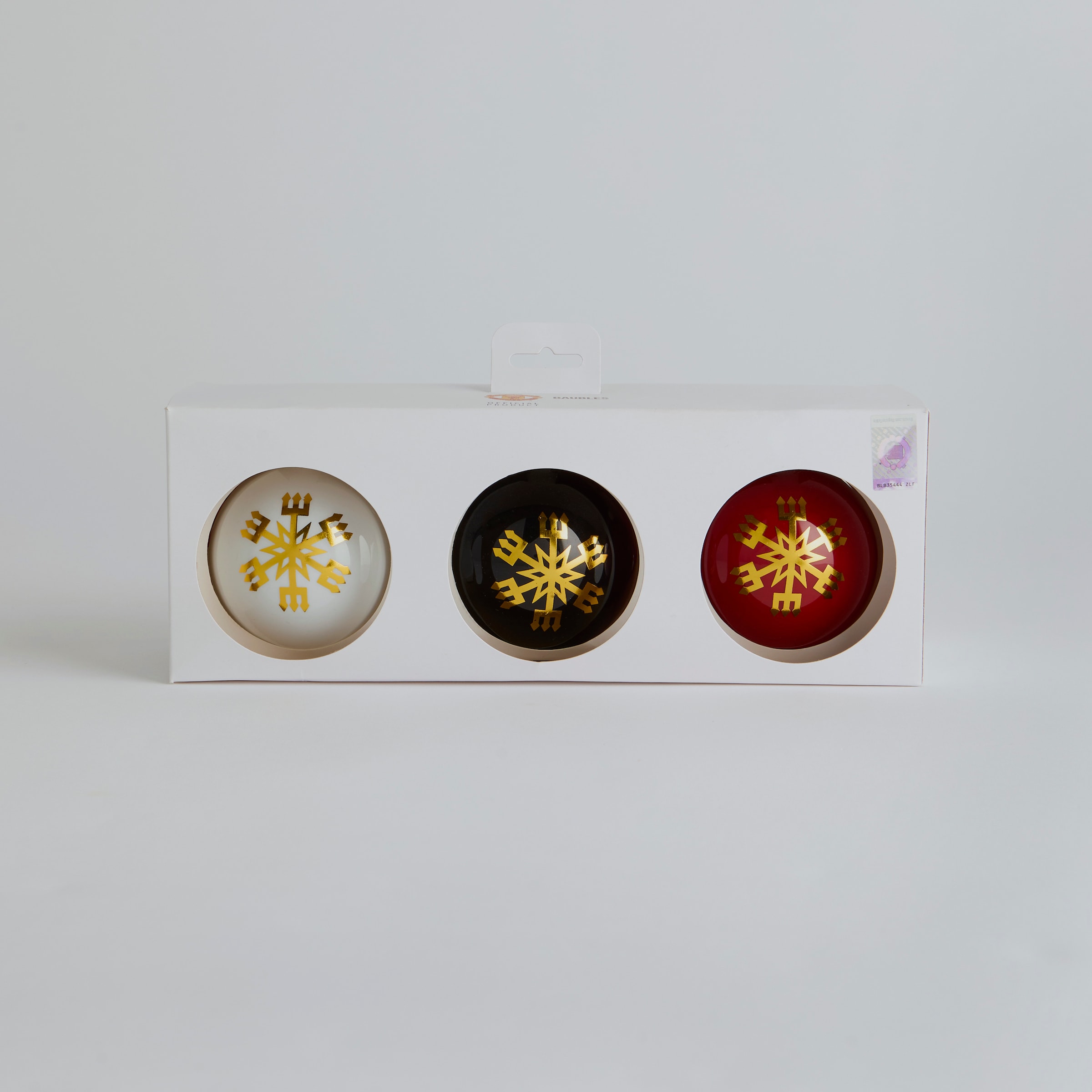 Manchester United Christmas Ornament Set 3 Pack Multi Multicolore Détail [2-4]
