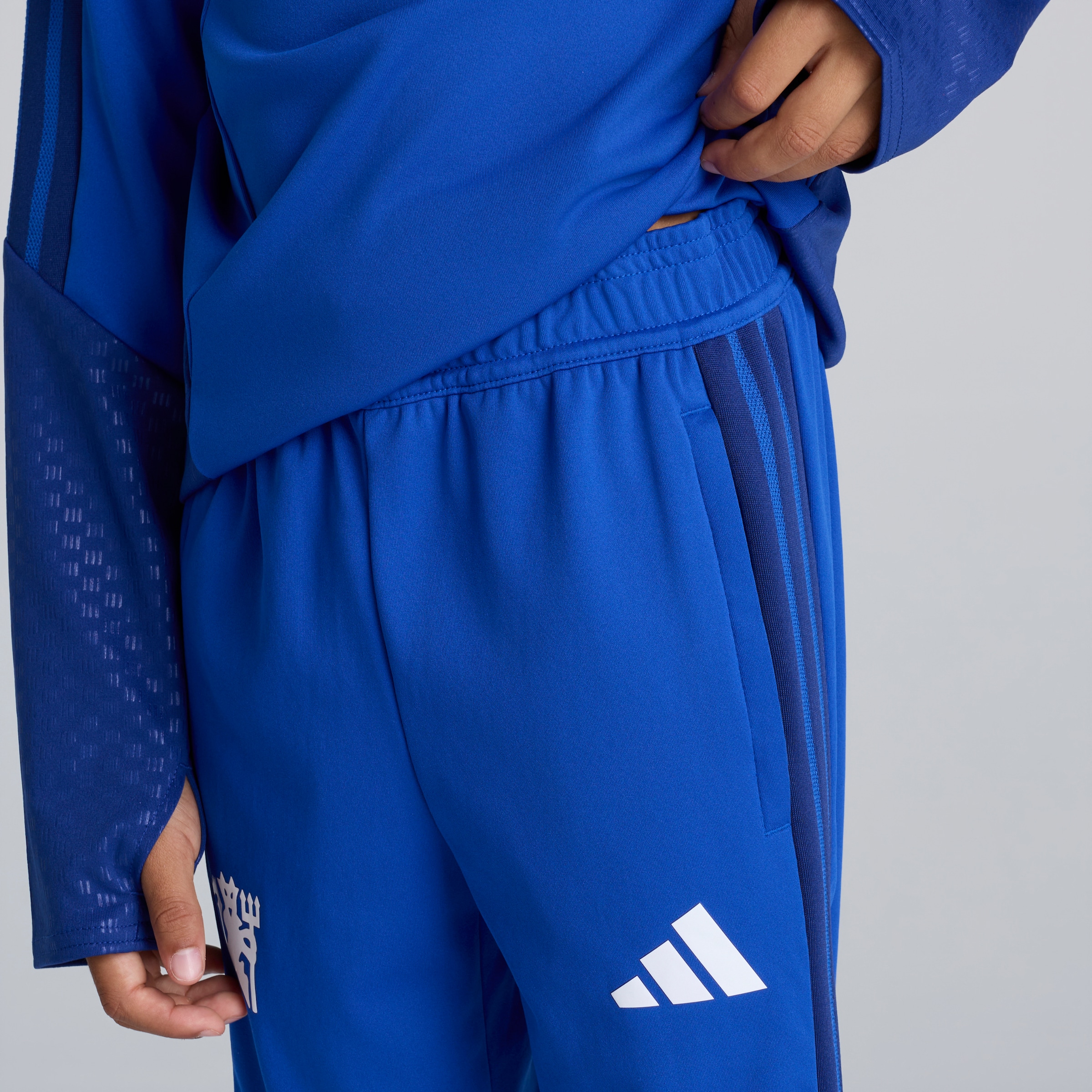 Manchester United Kids 26/27 Cup Training Tiro Pants Blue 蓝色 细节 [5-6]