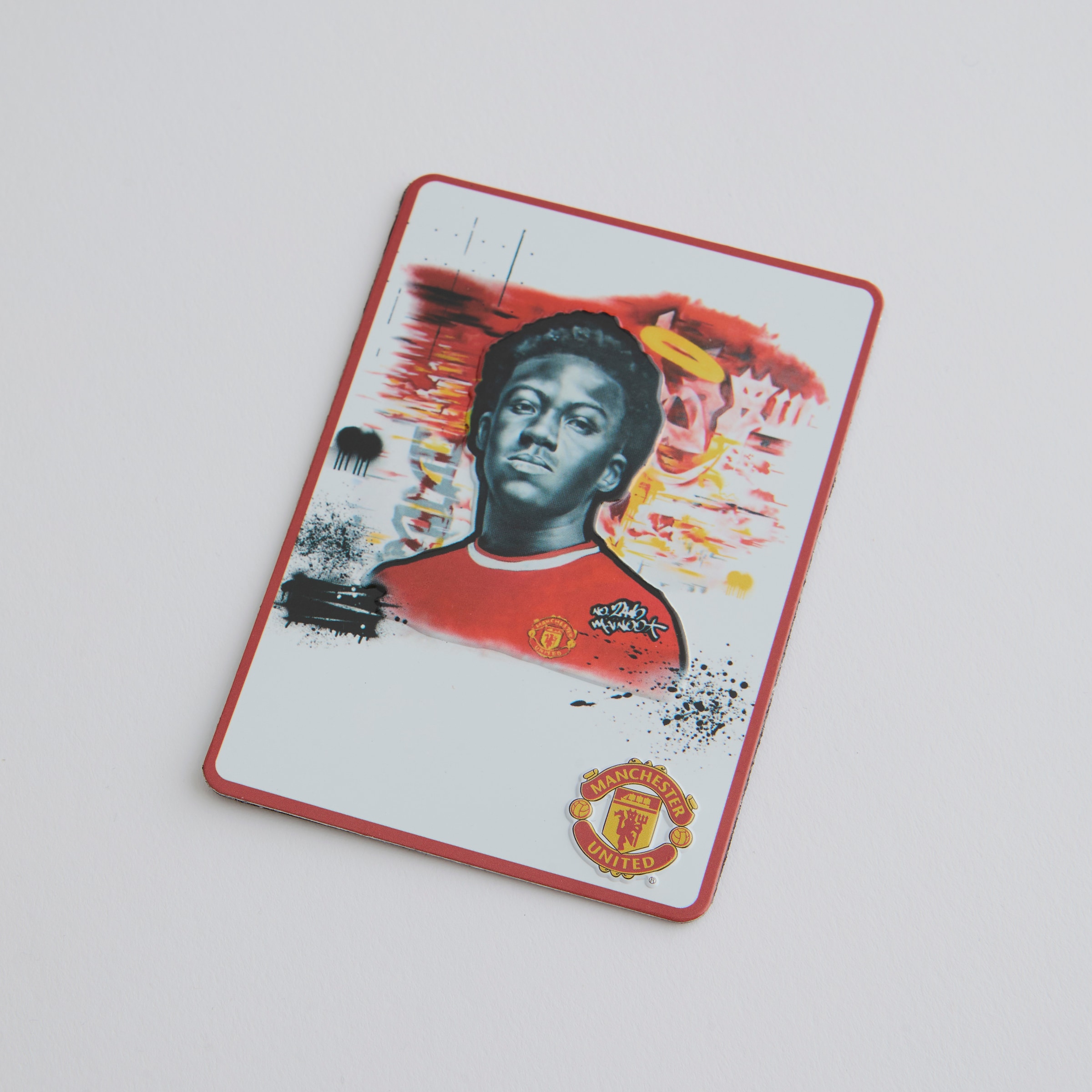 Manchester United Graffiti Mainoo Magnet White 白色 细节 [3-4]