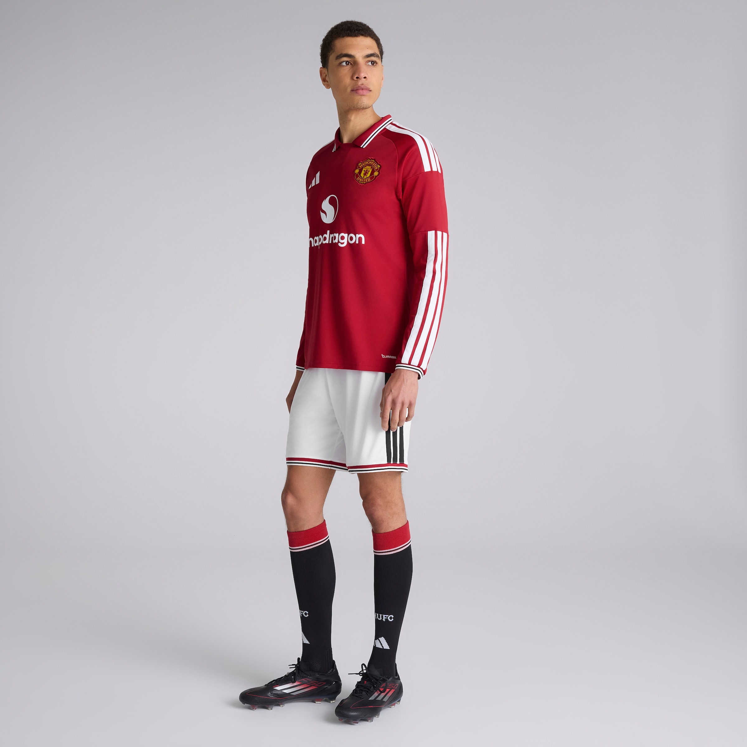 Manchester United 26/27 Home Shorts White 白色 细节 [3-5]