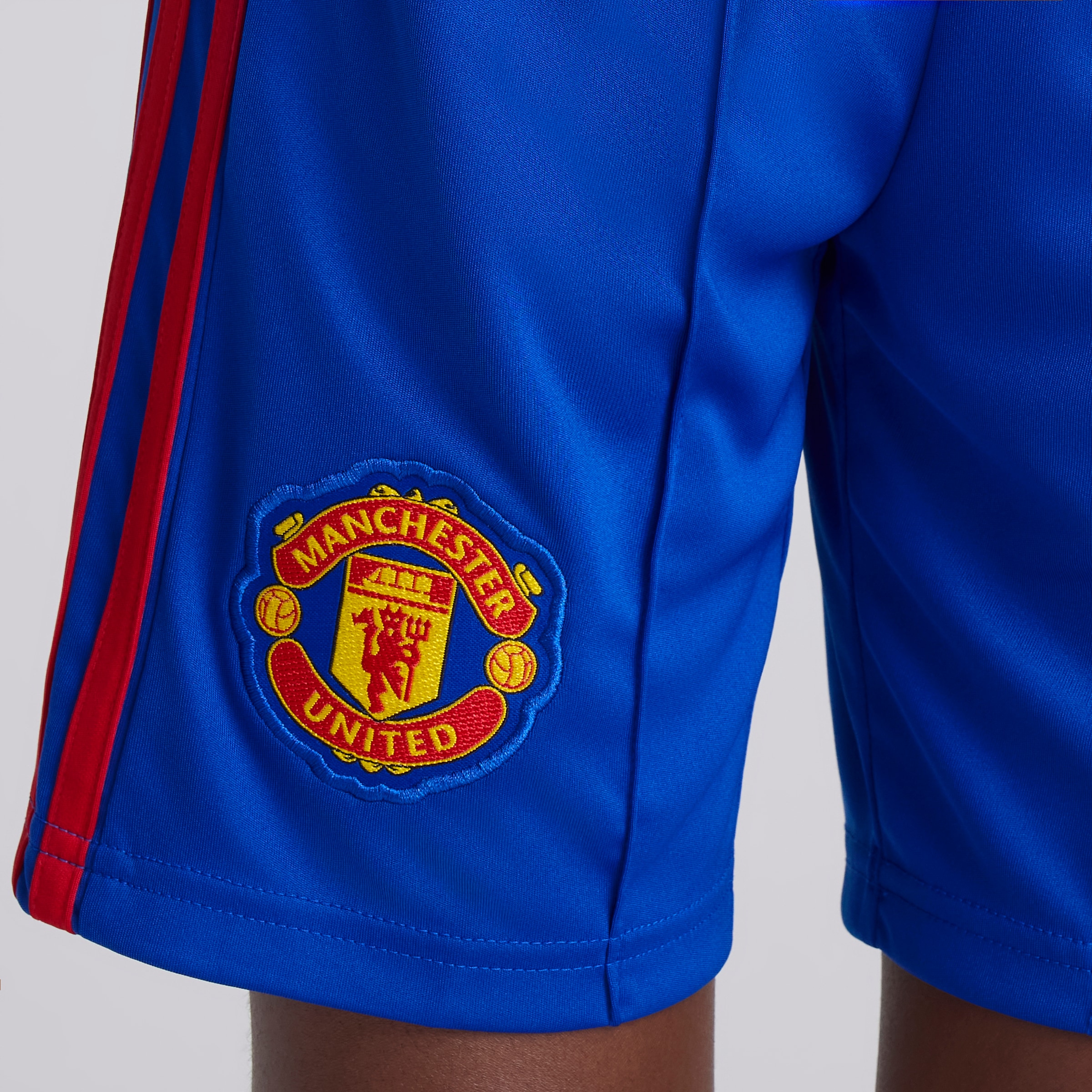 Manchester United Kids 26/27 Away Shorts Blue 蓝色 细节 [4-5]