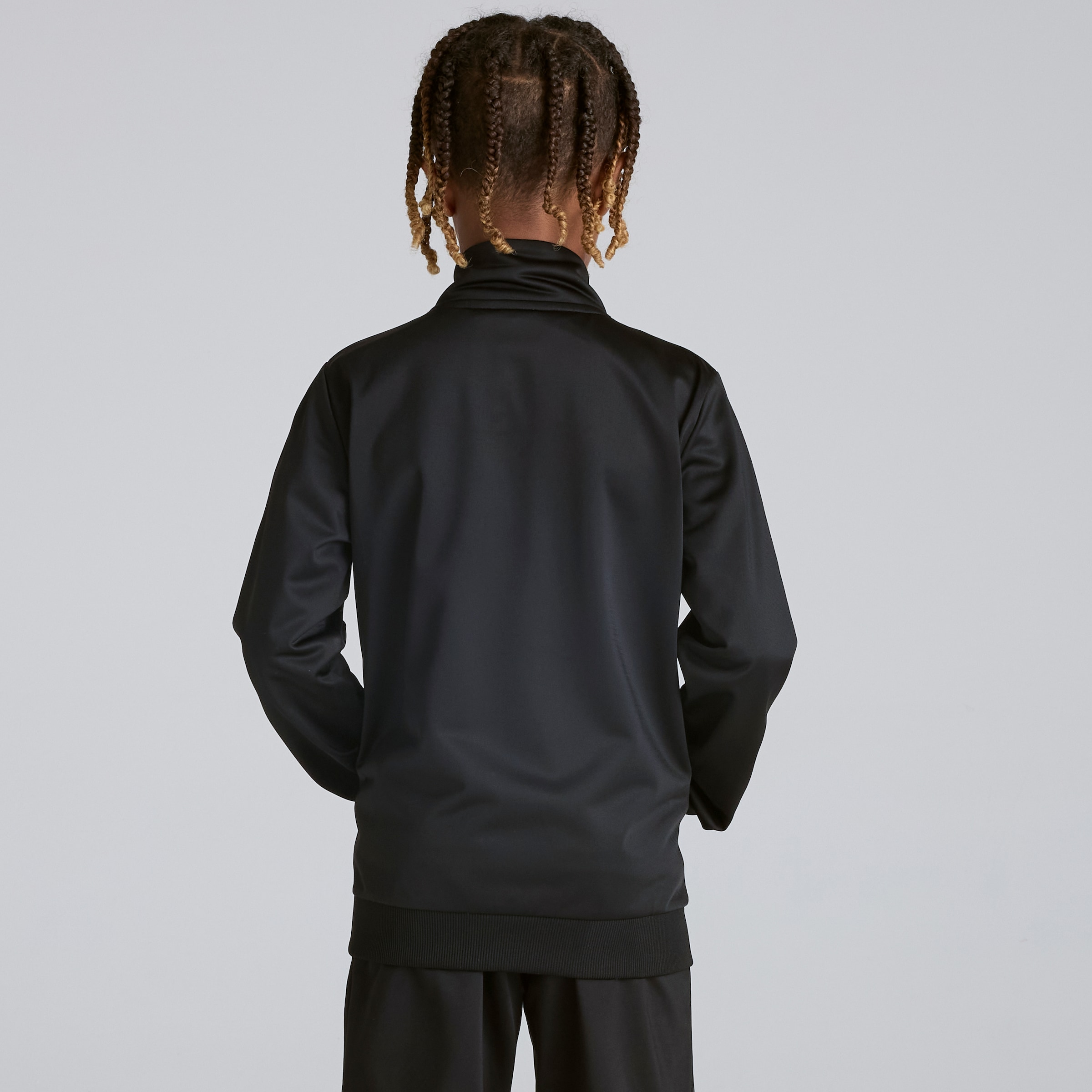 Manchester United Kids Blackout Full-Zip Track Jacket Black Negro Detalle [2-5]