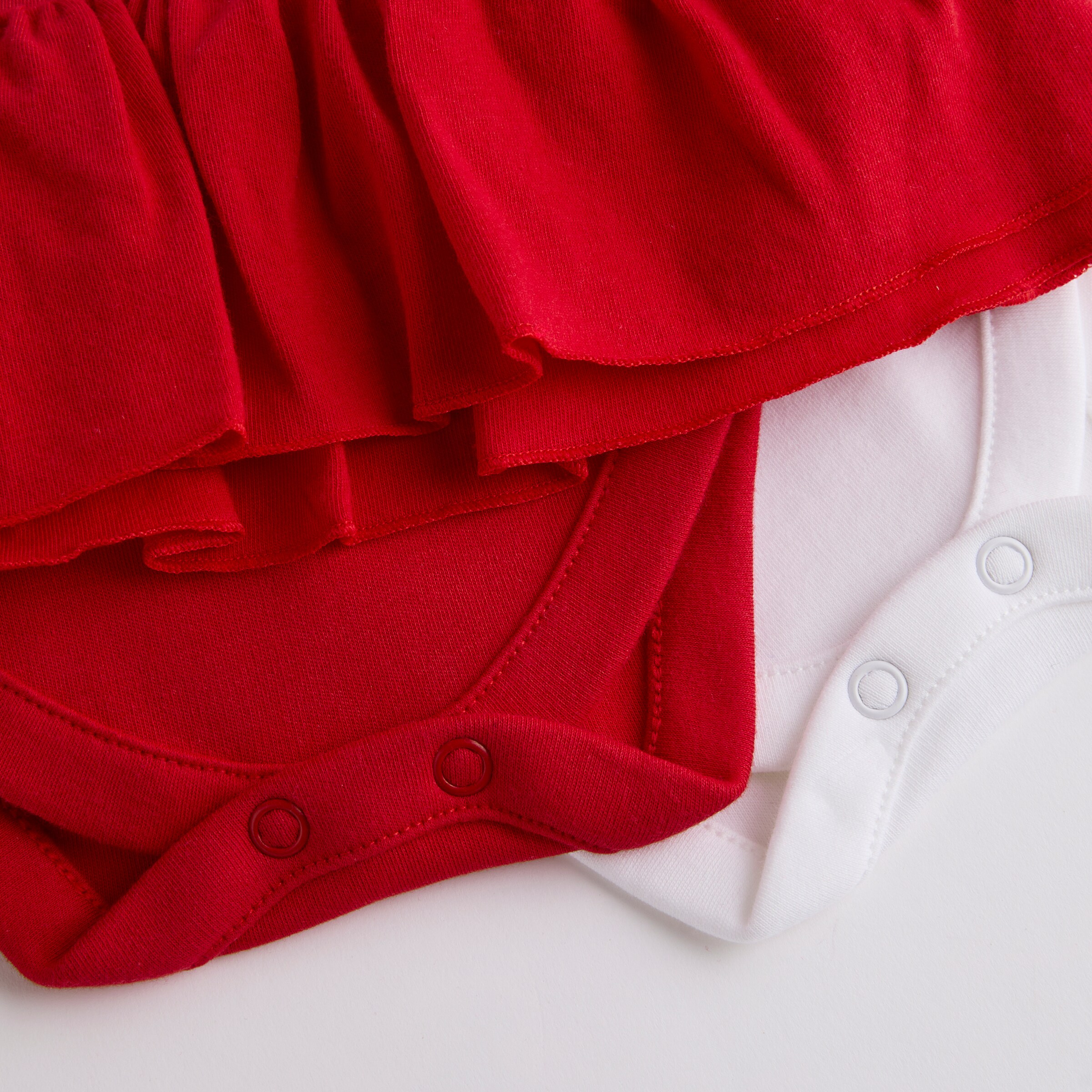 Manchester United Baby Bodysuit with Mesh Skirt 2 Pack Multi Multi Detail [4-4]