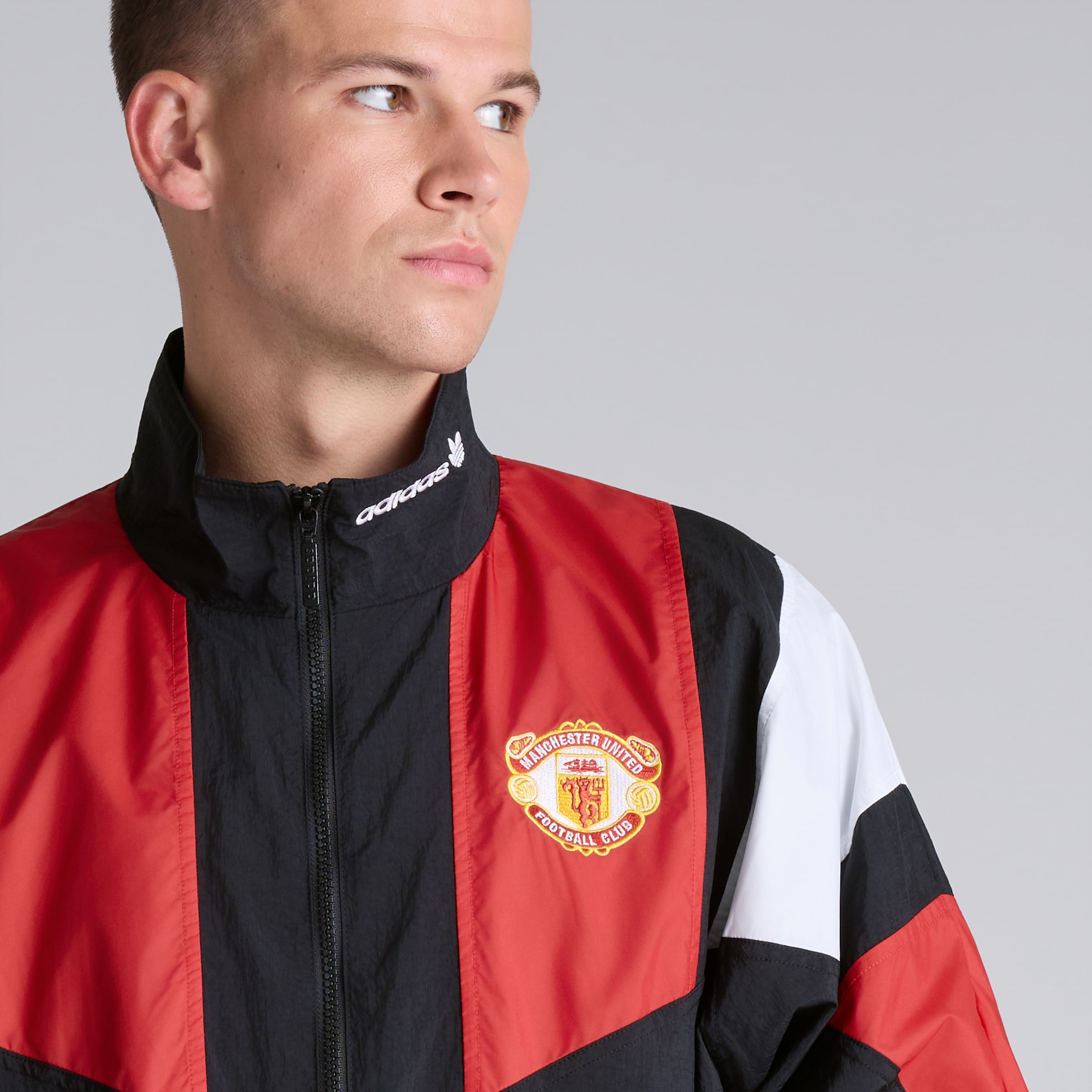 Manchester United x adidas EQT Track Top Black Black Detail [6-7]
