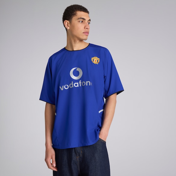 Manchester United 2002-03 Retro Third Shirt Blue Blue