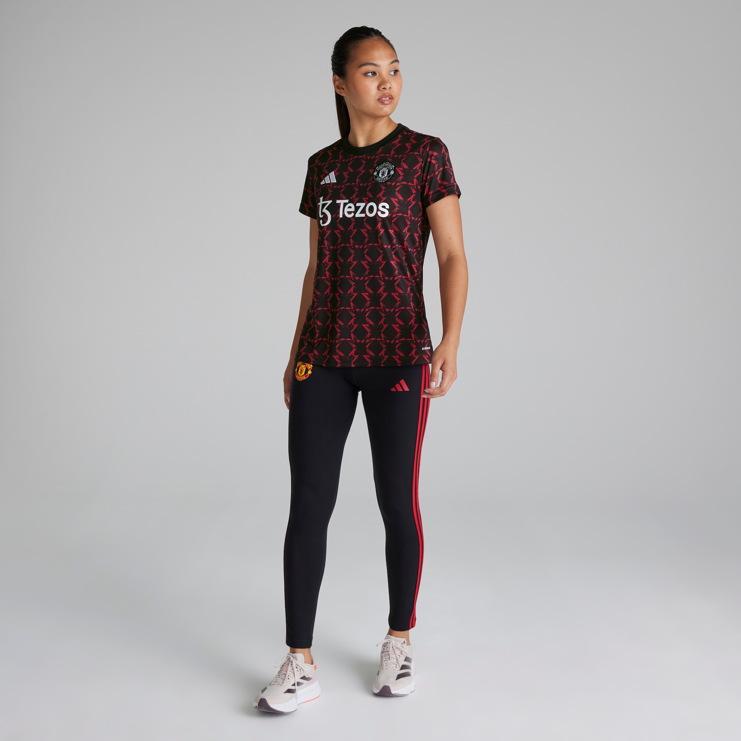 Manchester United 프리-매치 저지 여성용 다색 세부 사항 [3-7]