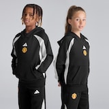 Manchester United x adidas Kids Colourblock Hoodie Black