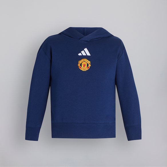 Manchester United x adidas Little Kids Essentials Hoodie Blue Blue