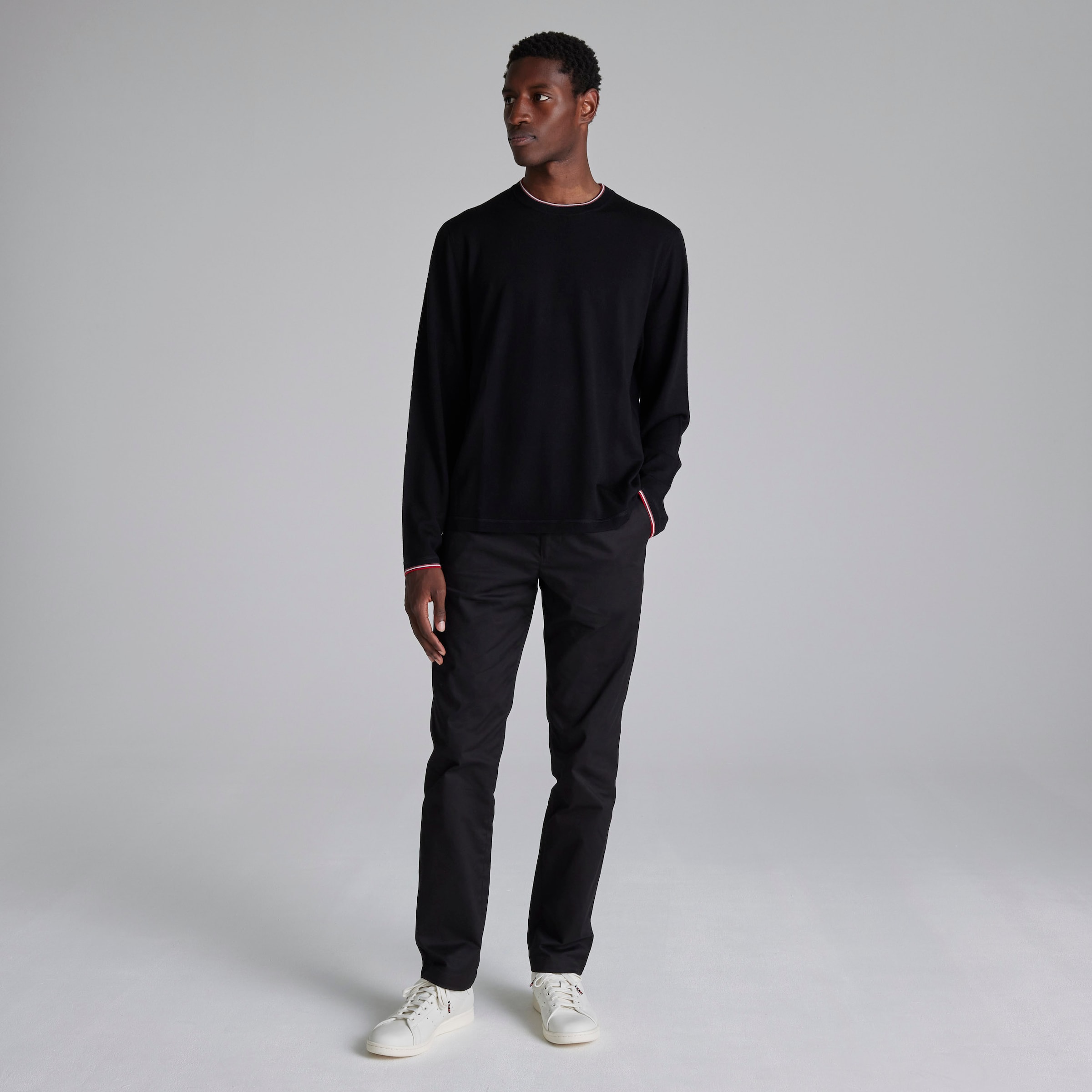 Paul Smith x Manchester United Pull en tricot Noir Noir Détail [3-7]