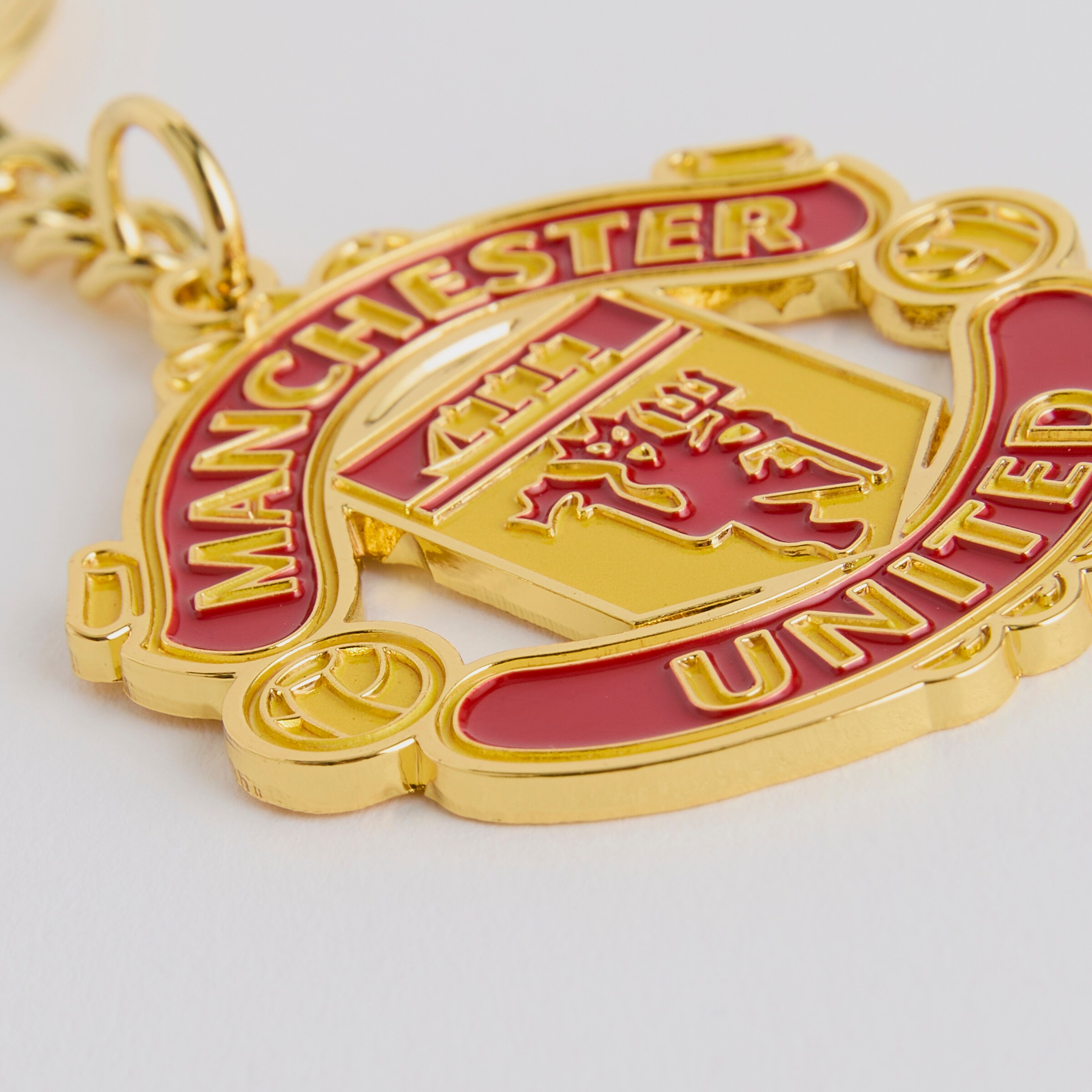 Manchester United Porte-clés Écusson Rouge Multicolore Détail [4-4]