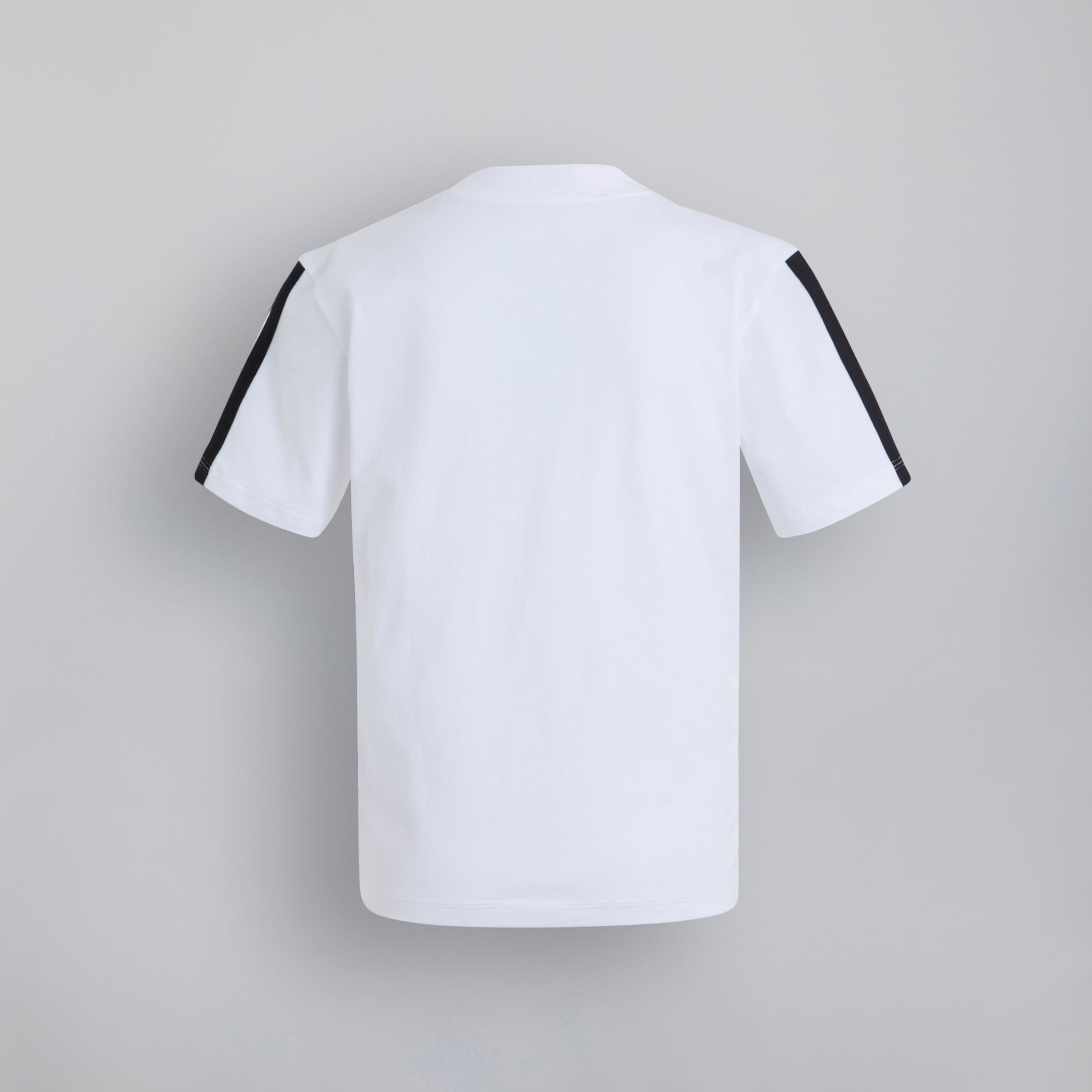 Manchester United x adidas Kids Essentials T-Shirt White Blanc Détail [2-2]