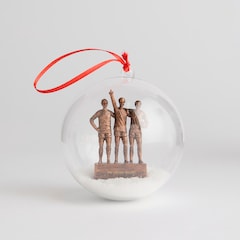 Manchester United Christmas Trinity Ornament Red