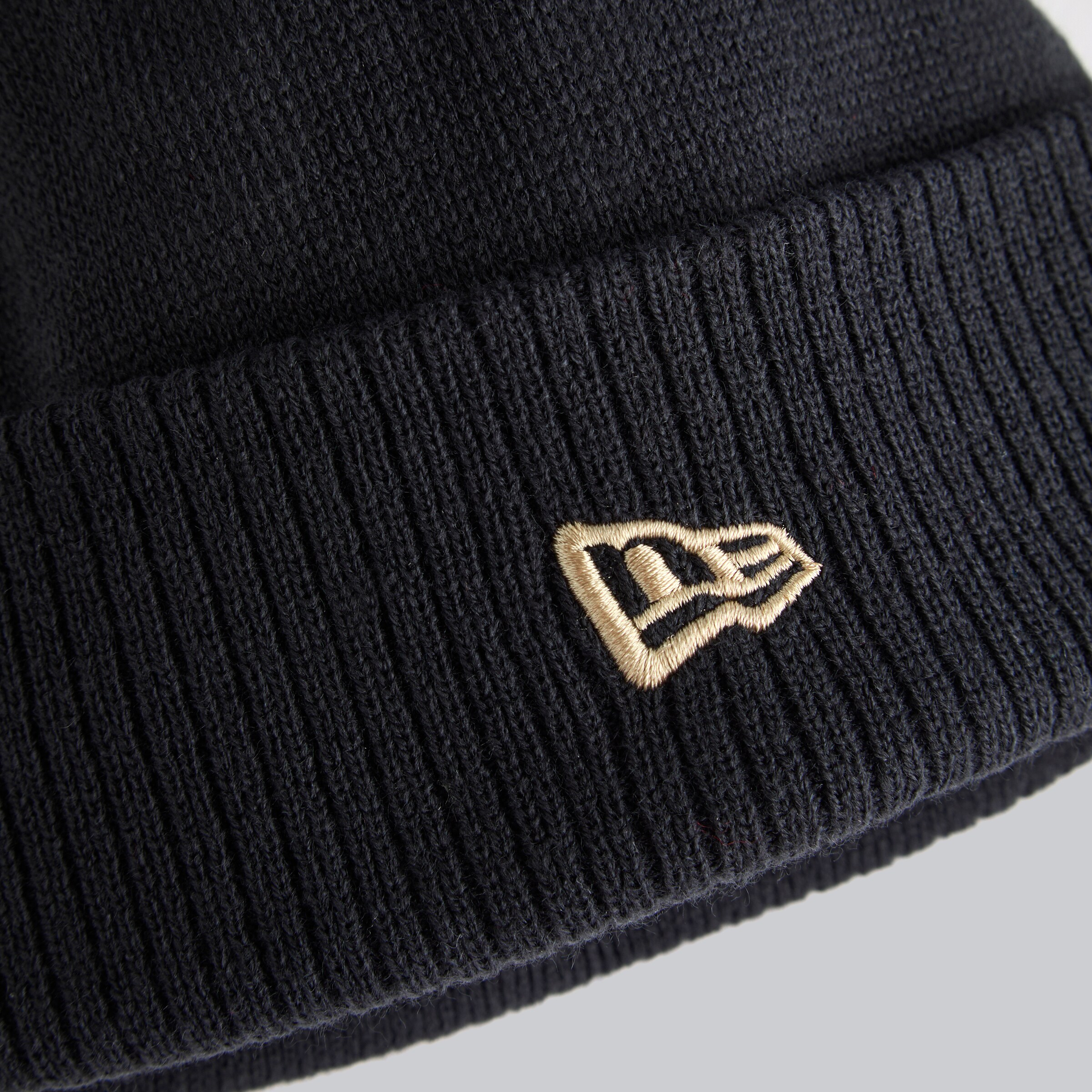 Manchester United x New Era Contrast Devil Beanie Navy Bleu marine Détail [5-5]